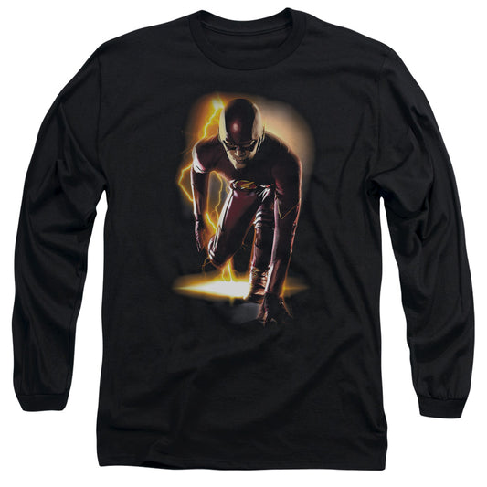 The Flash Ready Mens Long Sleeve Shirt Black