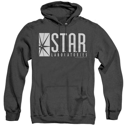 The Flash S.T.A.R. Mens Heather Hoodie Black