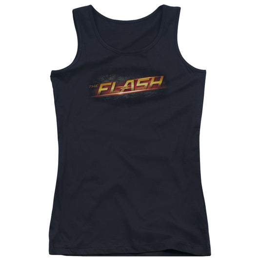 The Flash Logo Womens Tank Top Shirt Black