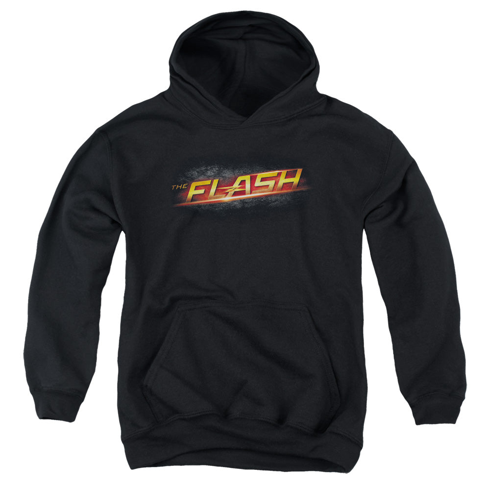 The Flash Logo Kids Youth Hoodie Black