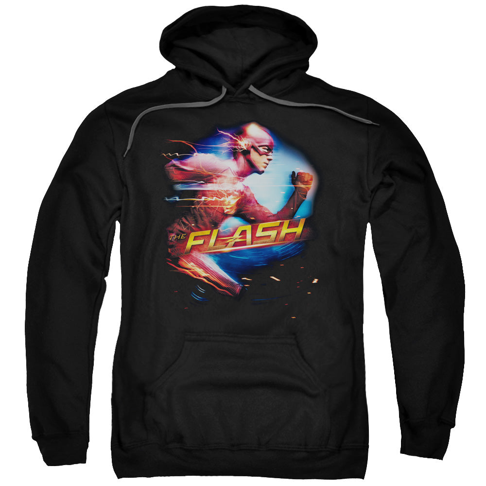 The Flash Fastest Man Mens Hoodie Black