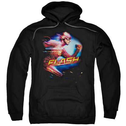 The Flash Fastest Man Mens Hoodie Black