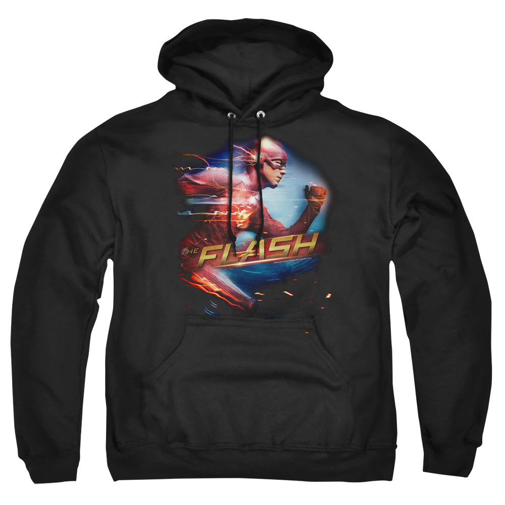 The Flash Fastest Man Mens Hoodie Black