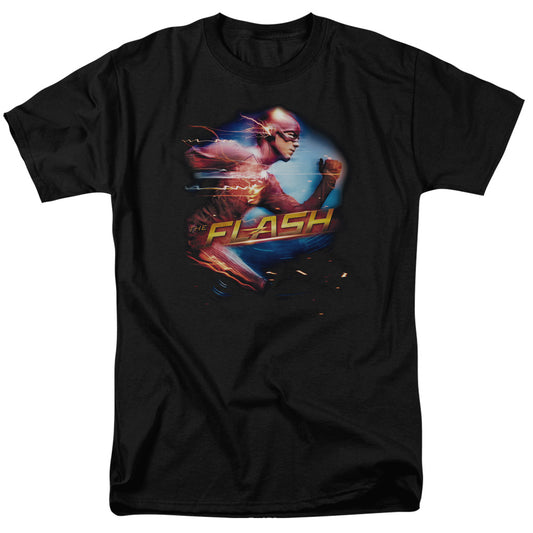 The Flash Fastest Man Mens T Shirt Black