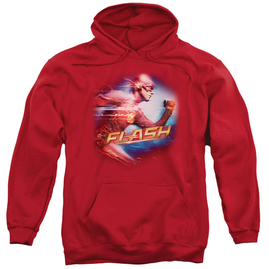 The Flash Fastest Man Mens Hoodie Red