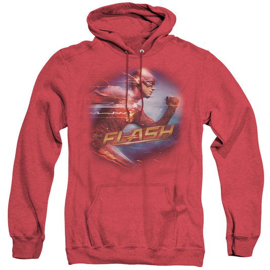 The Flash Fastest Man Heather Mens Hoodie Red