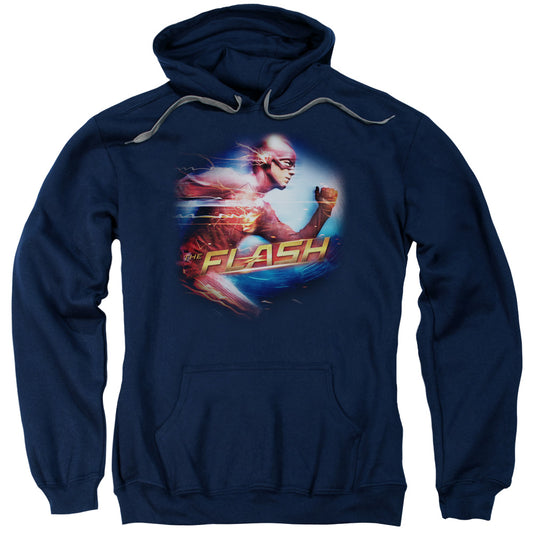 The Flash Fastest Man Mens Hoodie Navy