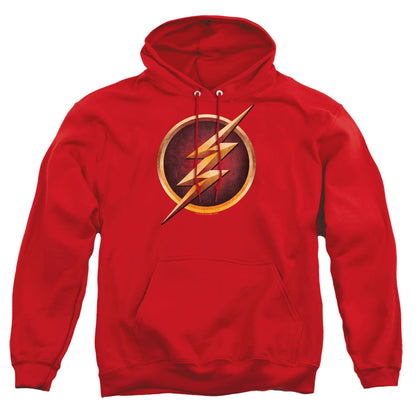 The Flash Chest Logo Mens Hoodie Red