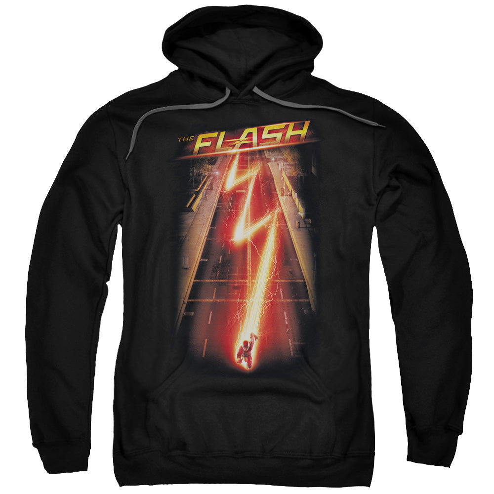 The Flash Flash Ave Mens Hoodie Black