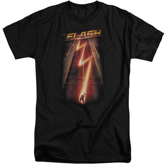 The Flash Flash Ave Mens Tall T Shirt Black