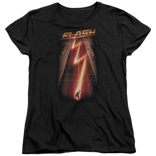 The Flash Flash Ave Womens T Shirt Black