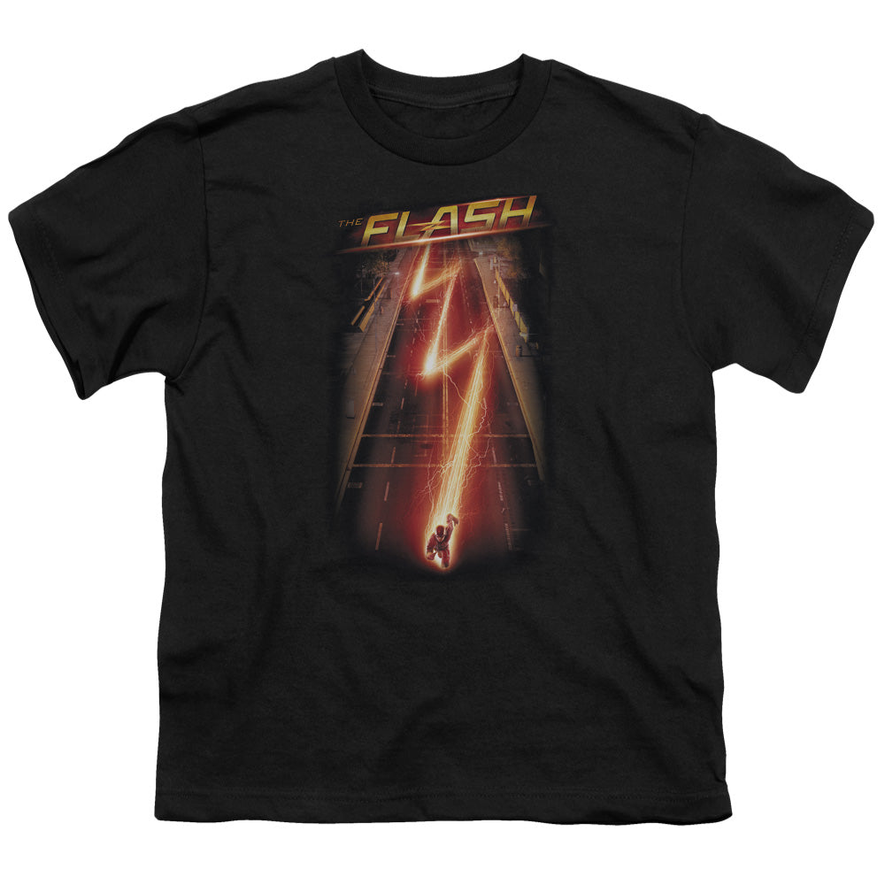 The Flash Flash Ave Kids Youth T Shirt Black