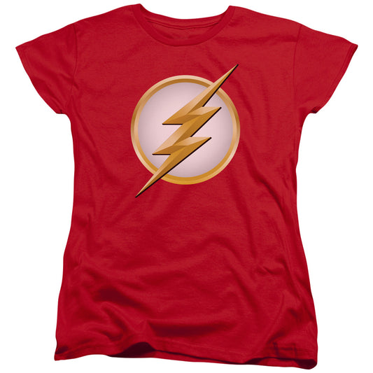 Flash New Logo Womens T Shirt Red