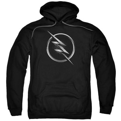 Flash Zoom Logo Mens Hoodie Black