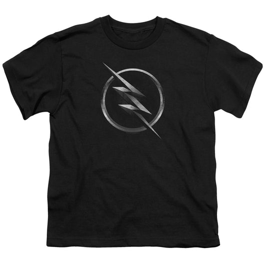 Flash Zoom Logo Kids Youth T Shirt Black