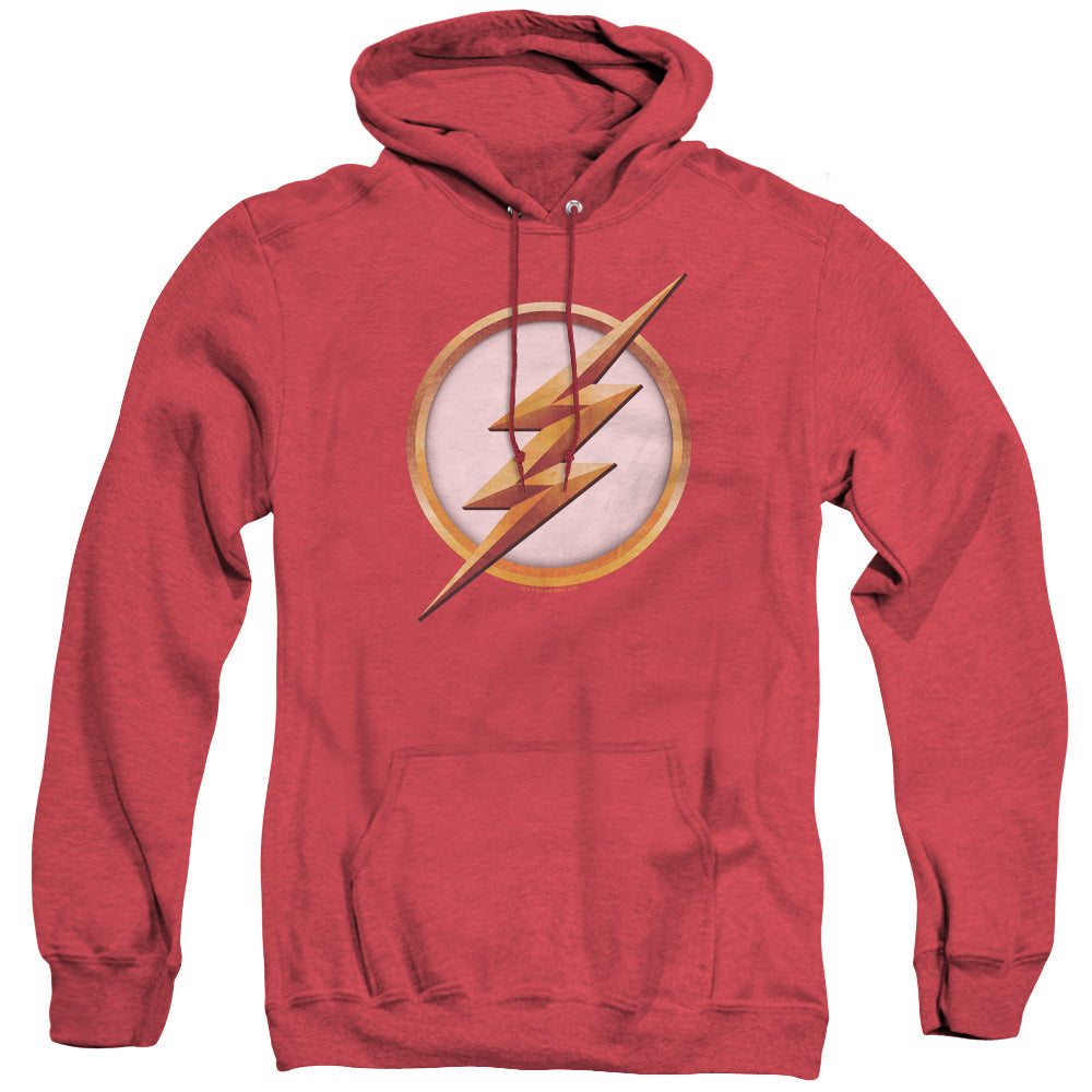 Flash Season 4 Logo Heather Mens Hoodie Red