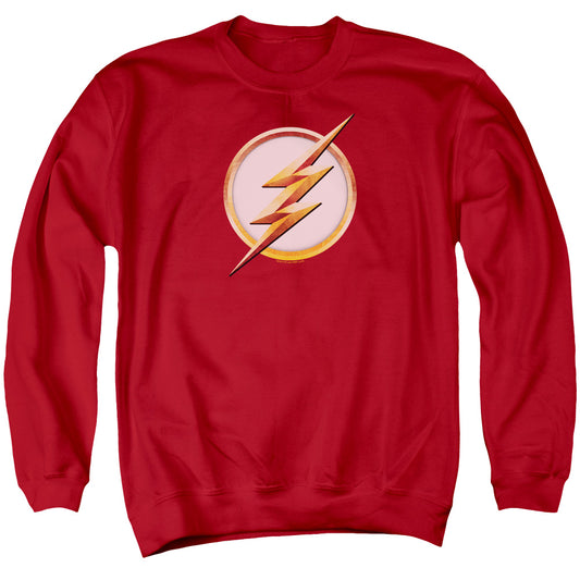 Flash Season 4 Logo Mens Crewneck Sweatshirt Red