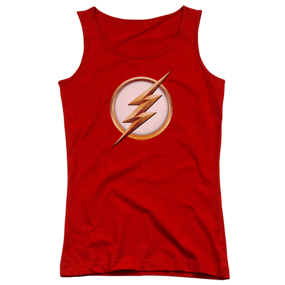 Flash Season 4 Logo Womens Tank Top Shirt Red