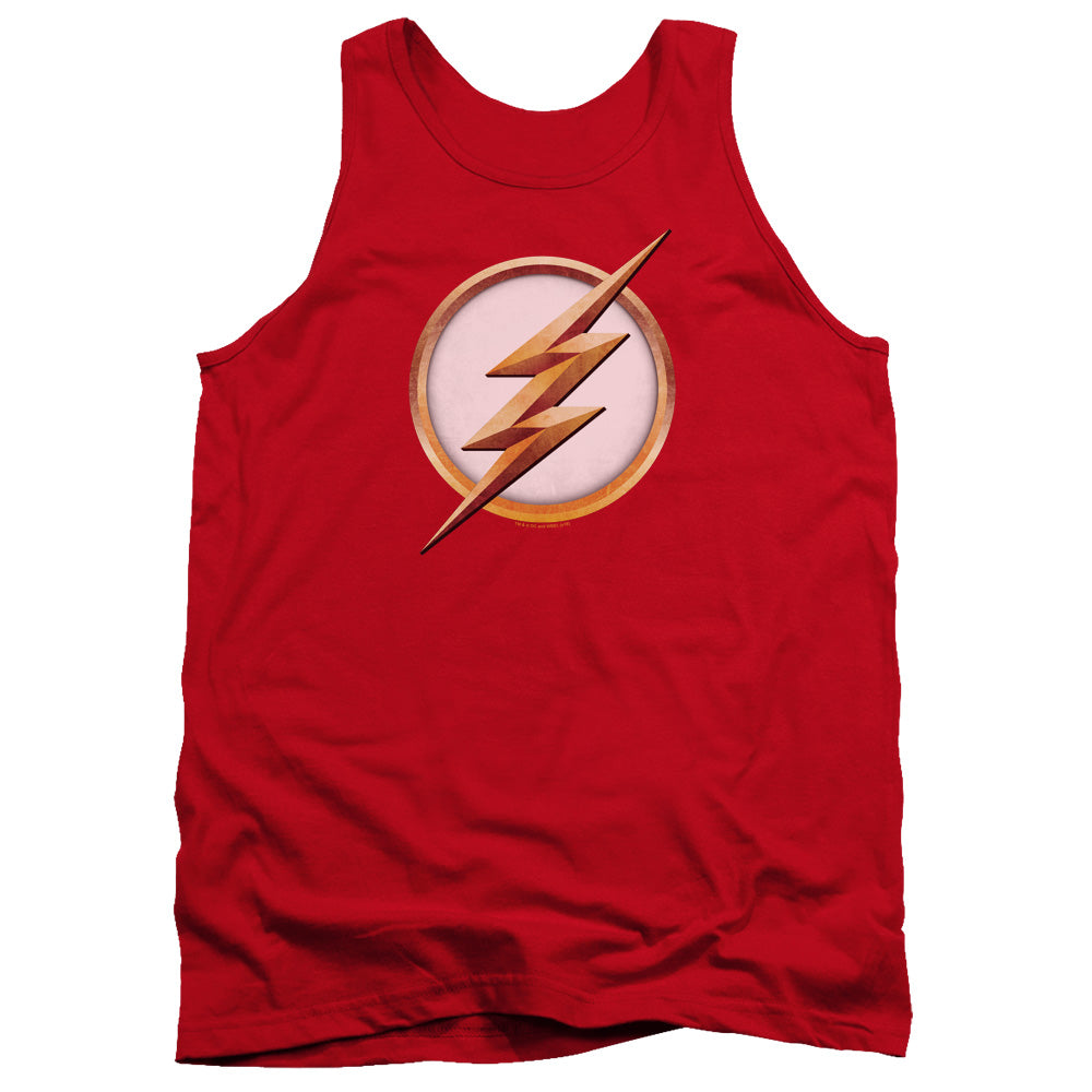 Flash Season 4 Logo Mens Tank Top Shirt Red