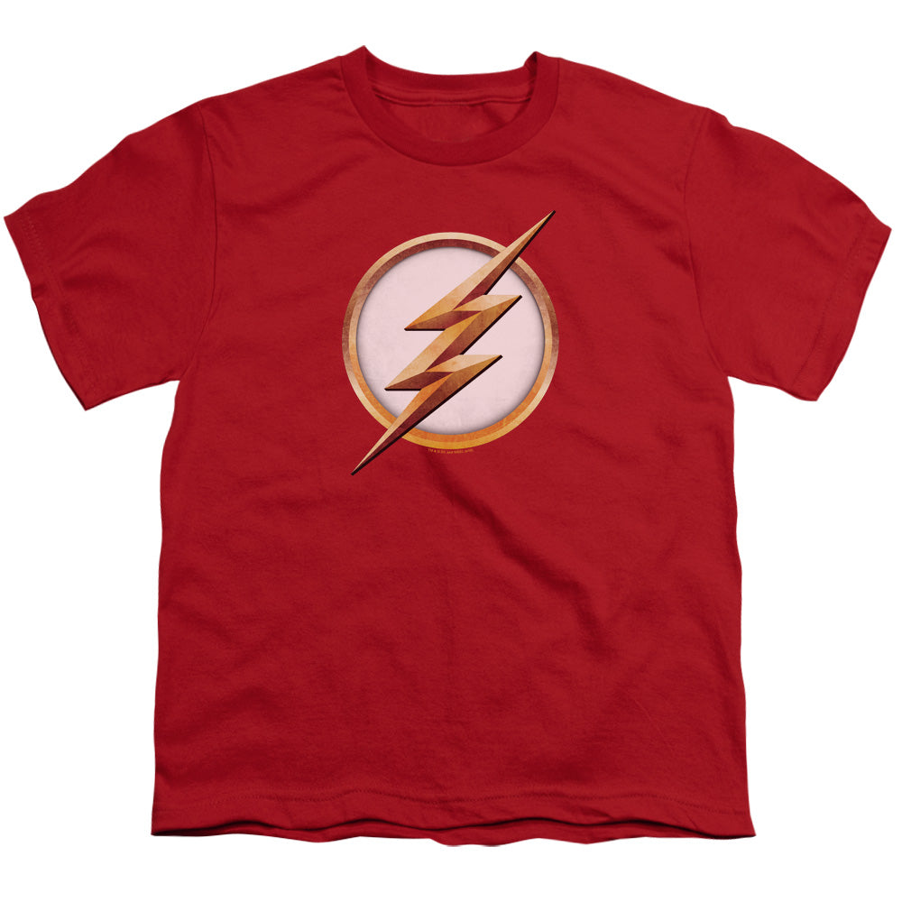 Flash Season 4 Logo Kids Youth T Shirt Red