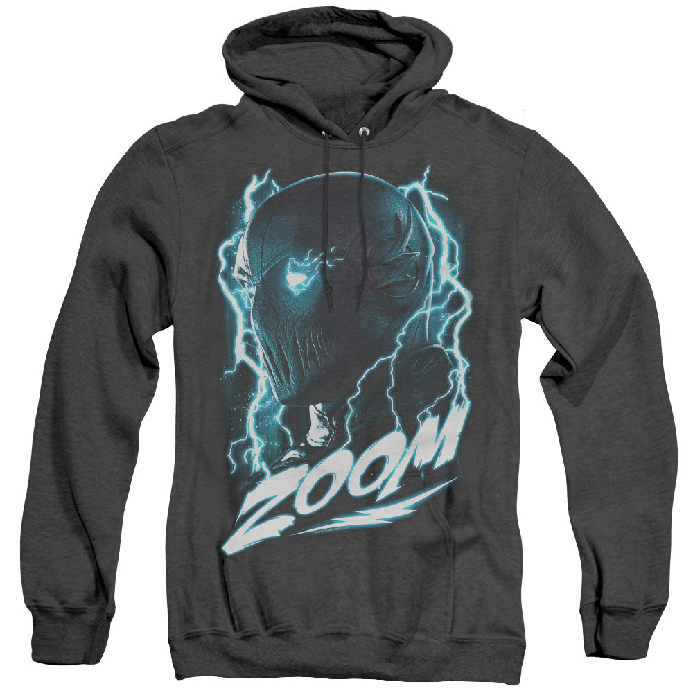 Flash Zoom Heather Mens Hoodie Black