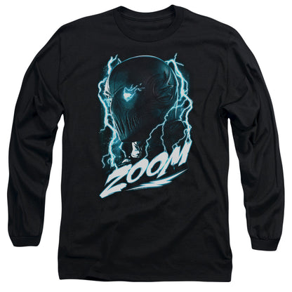 Flash Zoom Mens Long Sleeve Shirt Black