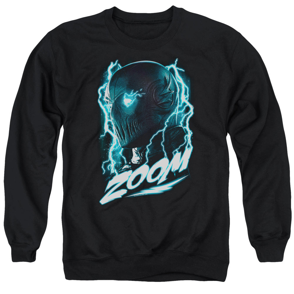 Flash Zoom Mens Crewneck Sweatshirt Black