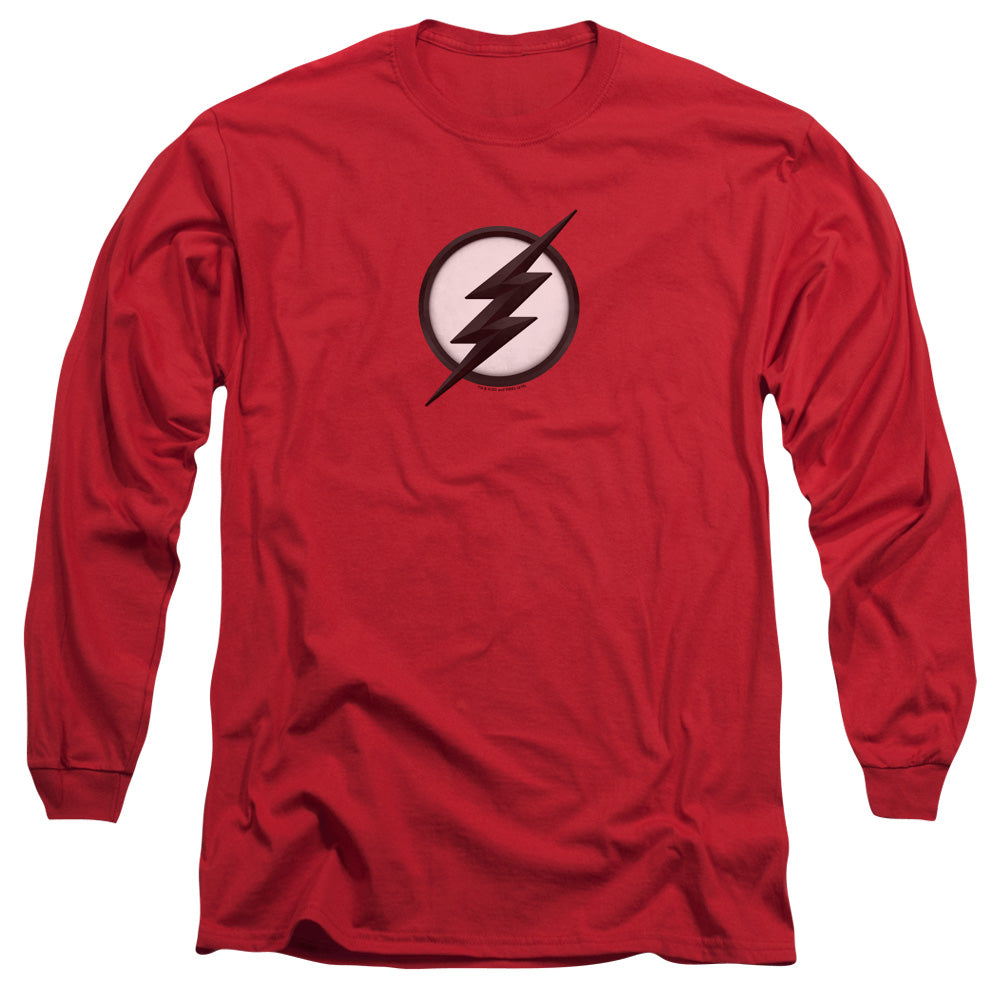 Flash Jesse Quick Logo Mens Long Sleeve Shirt Red