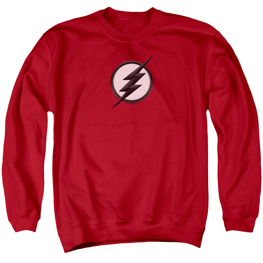 Flash Jesse Quick Logo Mens Crewneck Sweatshirt Red