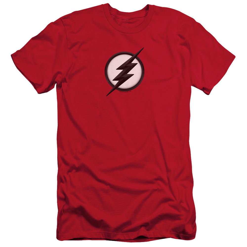 Flash Jesse Quick Logo Slim Fit Mens T Shirt Red