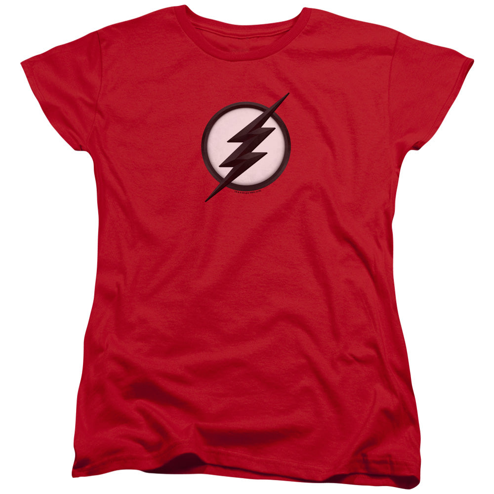 Flash Jesse Quick Logo Womens T Shirt Red