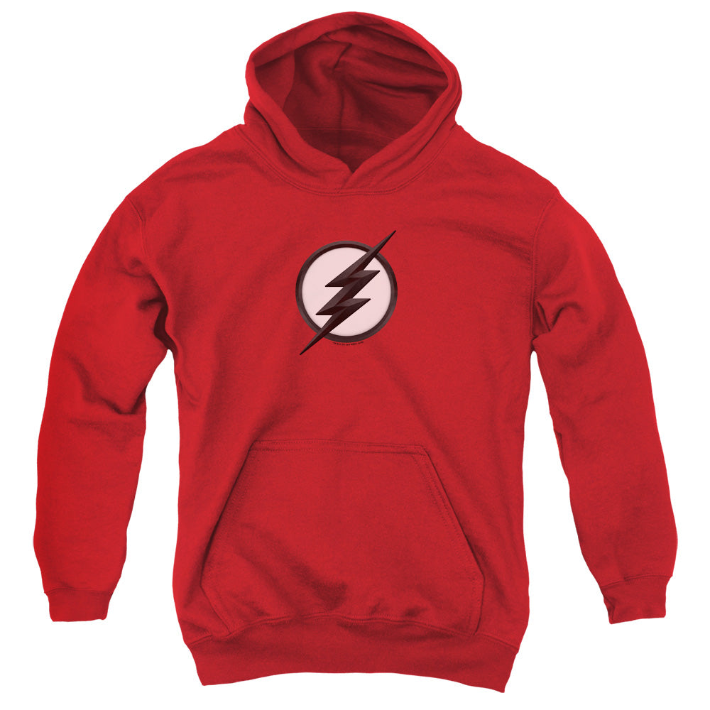 Flash Jesse Quick Logo Kids Youth Hoodie Red