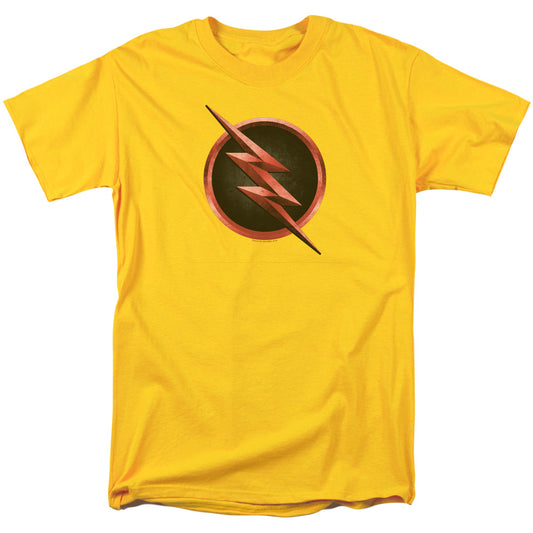 Flash Reverse Flash Logo Mens T Shirt Yellow