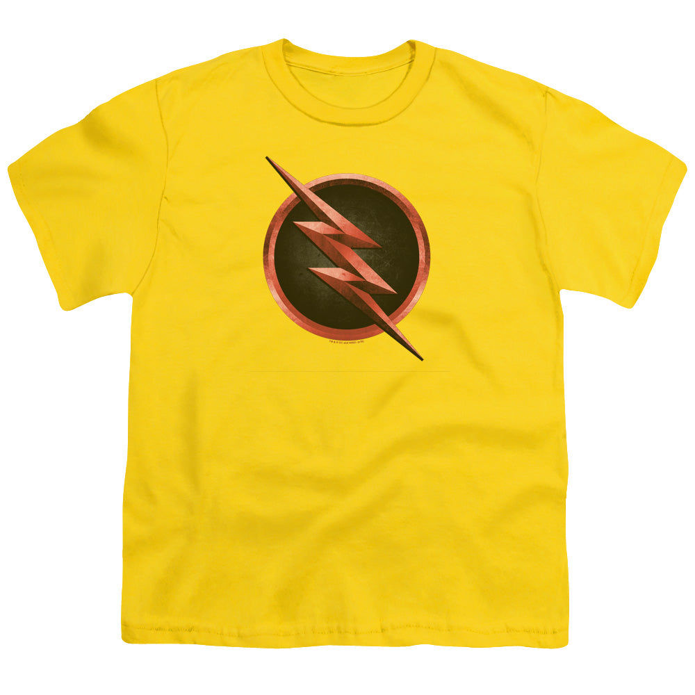 Flash Reverse Flash Logo Kids Youth T Shirt Yellow