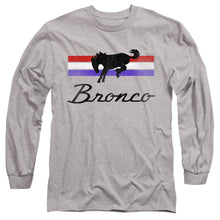 Load image into Gallery viewer, Ford Bronco Bronco Stripes Mens Long Sleeve Shirt Athletic Heather