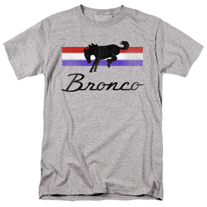 Ford Bronco Bronco Stripes Mens T Shirt Athletic Heather