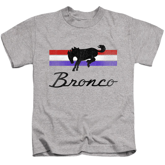 Ford Bronco Bronco Stripes Juvenile Kids Youth T Shirt Athletic Heather