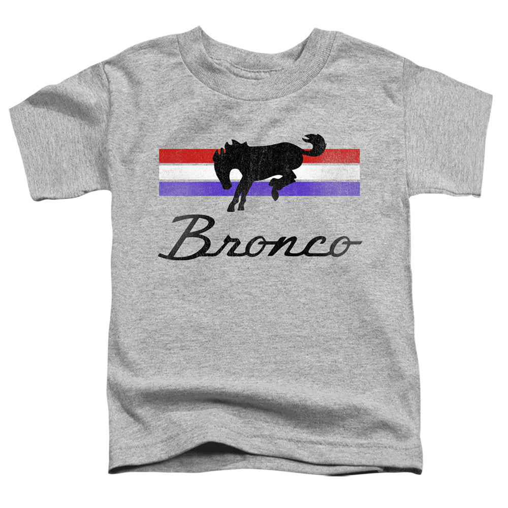 Ford Bronco Bronco Stripes Toddler Kids Youth T Shirt Athletic Heather