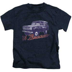 Ford Bronco 66 Bronco Classic Juvenile Kids Youth T Shirt Navy