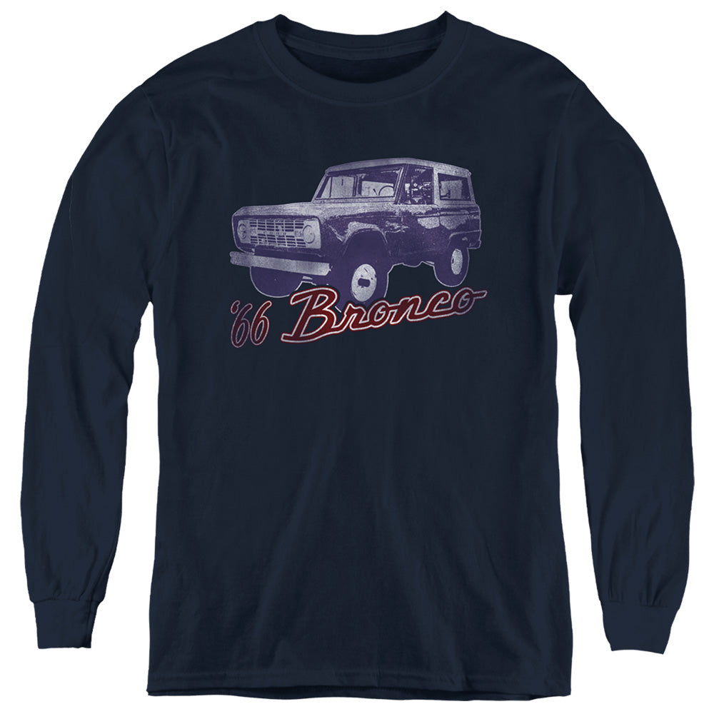 Ford Bronco 66 Bronco Classic Youth Long Sleeve Navy