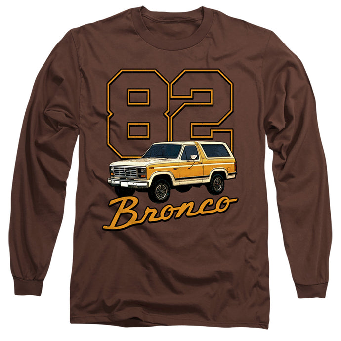 Ford Bronco 82 Bronco Mens Long Sleeve Shirt Coffee