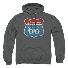 Load image into Gallery viewer, Ford Bronco Route 66 Bronco Mens Hoodie Charcoal