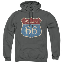 Load image into Gallery viewer, Ford Bronco Route 66 Bronco Mens Hoodie Charcoal