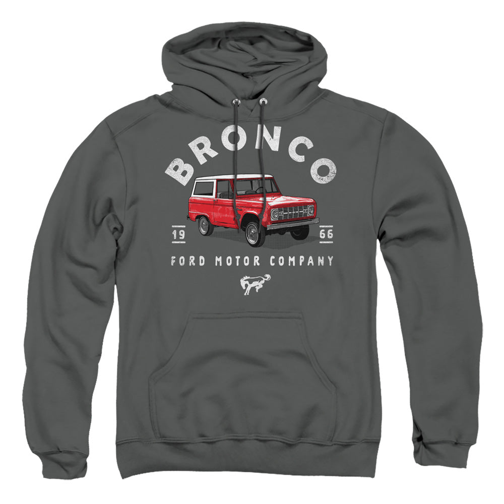 Ford Bronco Bronco Illustrated Mens Hoodie Charcoal