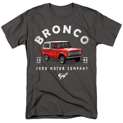 Ford Bronco Bronco Illustrated Mens T Shirt Charcoal