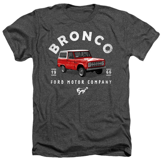 Ford Bronco Bronco Illustrated Heather Mens T Shirt Charcoal