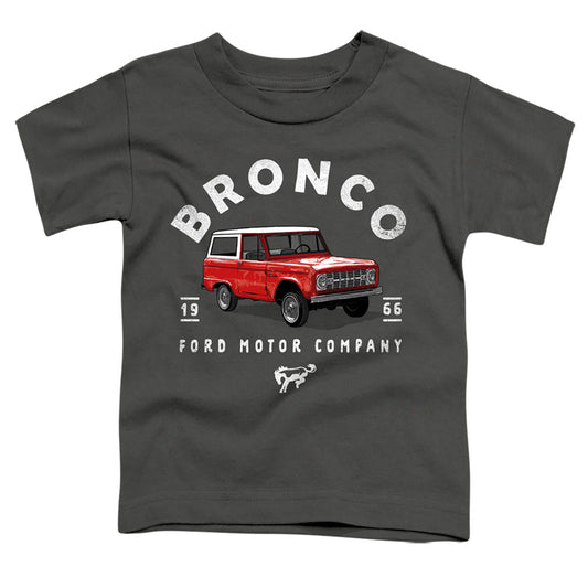 Ford Bronco Bronco Illustrated Toddler Kids Youth T Shirt Charcoal