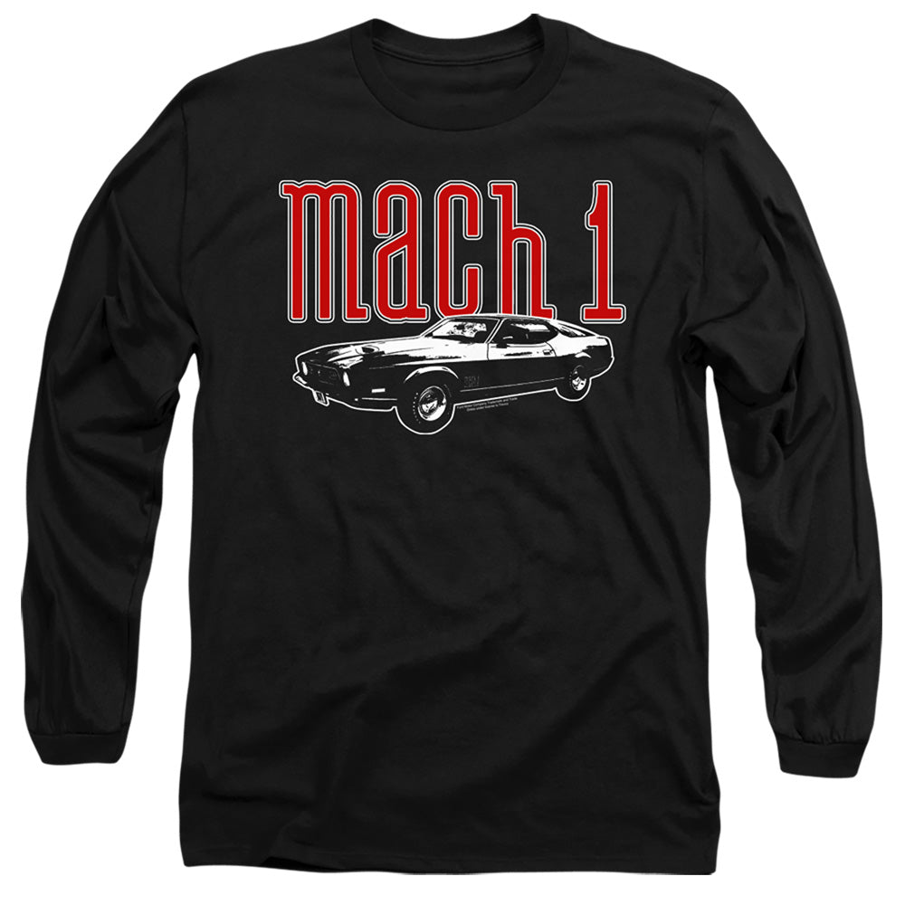 Ford Mustang Mach 1 Mens Long Sleeve Shirt Black