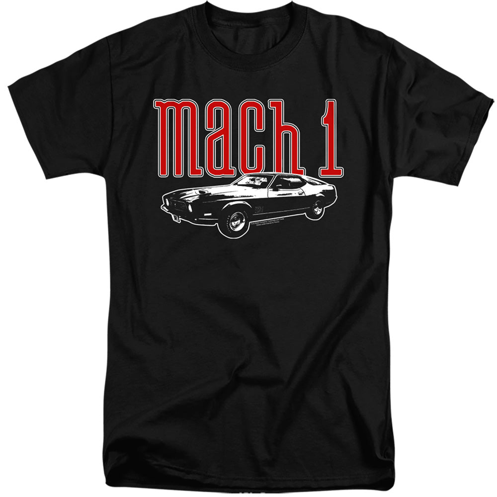 Ford Mustang Mach 1 Mens Tall T Shirt Black Officially Licensed