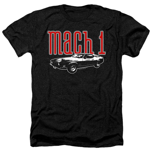 Ford Mustang Mach 1 Heather Mens T Shirt Black